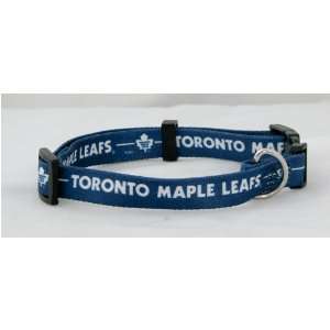  Toronto Maple Leafs NHL Pet Collar Adjustable 5/8 Web 