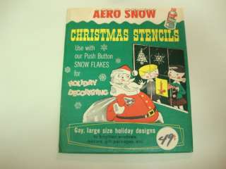 Aero Snow Christmas Stencil Pack Decoration Aerosol  