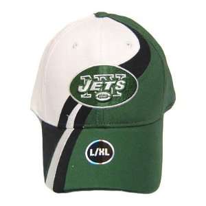   COTTON X LG LARGE GREEN FIT NEW YORK JETS HAT CAP: Sports & Outdoors
