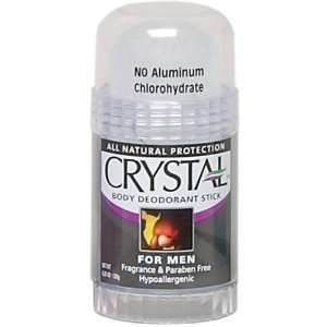  Crystal   All Natural Body Deodorant Stick for Men   4.25 