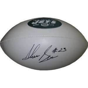  Shonn Greene Autographed/Hand Signed New York Jets Logo 