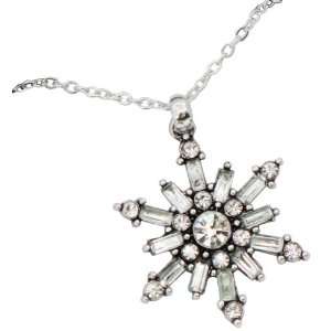  BLING & SPARKLE Crystal Snowflake Necklace Jewelry