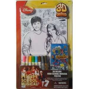  High School Musical 3D Deluxe Poster Coloring Kit Toys 