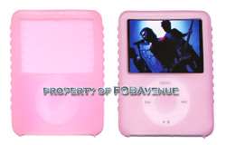 iPod Nano 3G 4 8 Pink Silicone Silicon Skin Cover Case  
