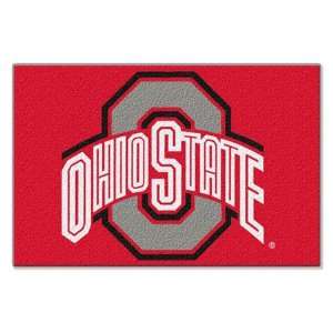 Ohio State University Collegiate Tufted Door Rug:  Sports 