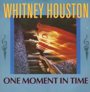 WHITNEY HOUSTON One Moment In Time 12 vinyl single  