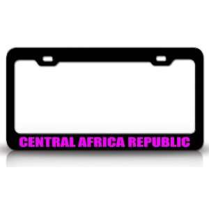  CENTRAL AFRICA REPUBLIC Country Steel Auto License Plate 