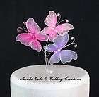 Butterfly Flutter Cake Topper Set   Wedding Birthday Decoration items 