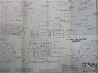   RK 40 Ducted Fan Kit #803 .40 RC Model Airplane Engine NIB Jet  