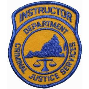    Instructor Criminal Justice Police Patch PD08 