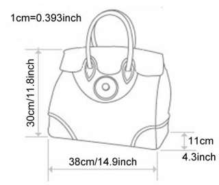NEW Style Lady PU Leather Messenger Satchel Shoulder Purse Handbag 