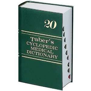  Tabers Cyclopedic Medical Dictionary (Non indexed) 20th 