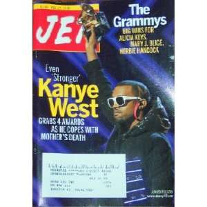   : Jet Magazine Feb. 25, 2008 Kanye West Grammy Awards: Various: Books