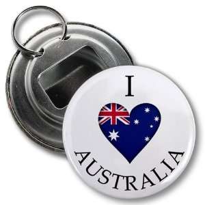   World Flag 2.25 Inch Button Style Bottle Opener With Key Ring