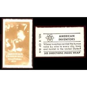   ) Card# 8 alexander graham bell ExMt Condition Sports Collectibles