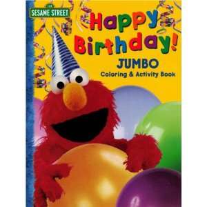  Sesame Street Happy Birthday! Jumbo Coloring & Activity 