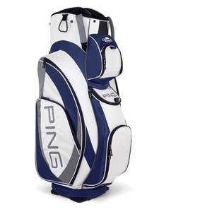 NEW 2010 Ping Pioneer LC Cart Bag Navy/White  