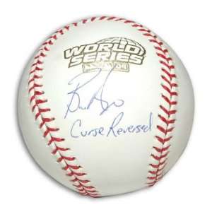  Autographed Bronson Arroyo 2004 World Series Baseball 