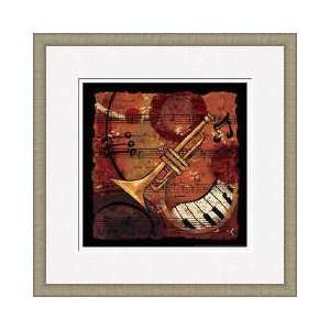  Jazz Music Ii Framed Giclee Print