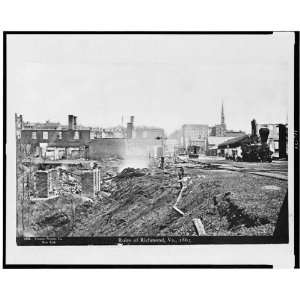  Ruins of Richmond,VA,1865,Civil War,Virginia,War Damage 