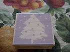   stamp solid shaded shadow fir tree confetti snowflakes christmas