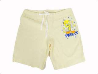 Sweatpant Drawstring Shorts   Pick Smurf/Smurfette Tweety or Mickey 