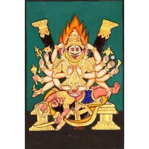  Lord Narasimha Killing the Demon Hiranyakashipu   Water 