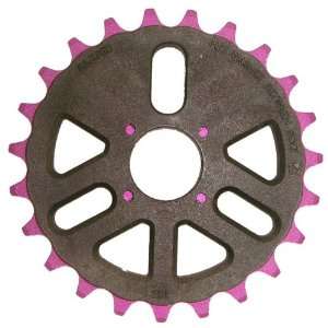  Black Ops Dual Core UL Chainring 25T Purple/Black Sports 