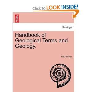 Handbook of Geological Terms and Geology. David Page 9781241520021 