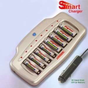  8 Cell AA/AAA NiMH Smart Battery Charger with discharge 