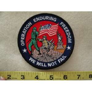  Operation Enduring Freedom   We Will Not Fail Patch 