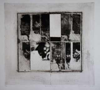 Norman Ackroyd Moving Through Signed Art Etching 1967  