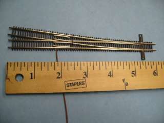 scale #8 RH Fast Tracks turnout Micro Engineering code 55 rail 