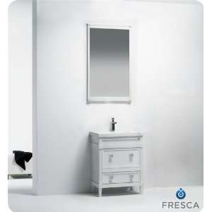  Fresca Blavet White 24 Modern Bathroom Vanity: Home 