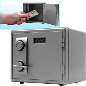 Mini Toy Safe with LCD Digital Clock   Great for Kids 844296081561 