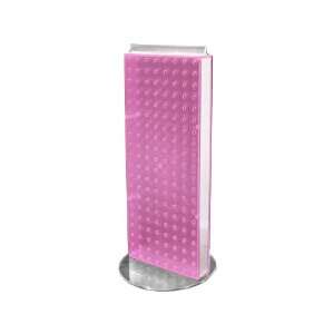   Pegboard Counter Unit, 8 Inch Weight by 20 Inch Height on 9 Inch, Pink