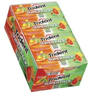 Trident Super Pack Tropical Twist Watermelon Twist, 8 Count Packages