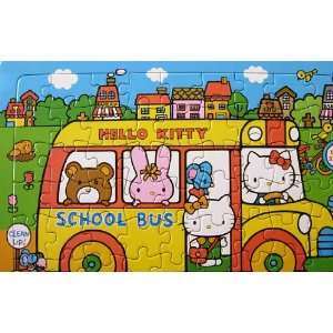  Hello Kitty and friends school bus puzzle Toys & Games