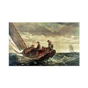 Winslow Homer   Breezing Up Giclee:  Home & Kitchen