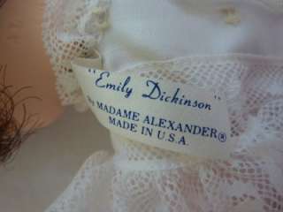 Madame Alexander Emily Dickinson 14 (1587) DOLL  