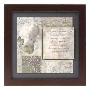  Framed Christian Art Love is Patient: Home & Kitchen