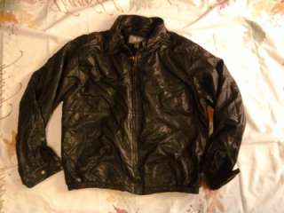Size Medium Mens Vintage Wilsons Leather Jacket Coat  