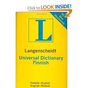  Universal Dictionary Finnish (Langenscheidt Universal 
