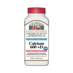  Calcium 600 + Vitamin D 600 mg/400 IU 200 Cplts by 21st 