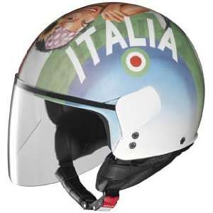 Nolan N30 Flashback Art Italia Open Face Motorcycle Helmet Multi Large 