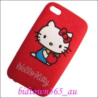   Soft Silicone Hello Kitty Skin Case Cover for Apple iPod touch 4 4G