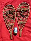   BOSTON MA Sprague & Co WOODEN SNOWSHOES 32 x 11 w Leather Bindings
