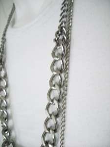 VINTAGE RARE MOSCHINO HIP COUTURE ASYMMETRICAL NECKLACE  