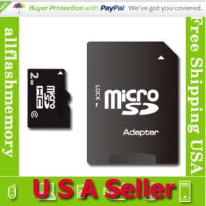 2GB MICRO SD MEMORY CARD FOR LG VERIZON CELL PHONE ENV3  