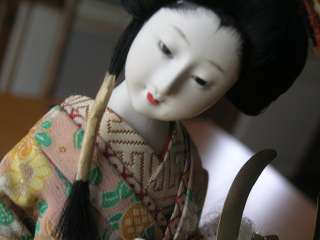   Vintage Japanese Kyugetsu Geisha Kimono Display Doll 13 Inches Tokyo